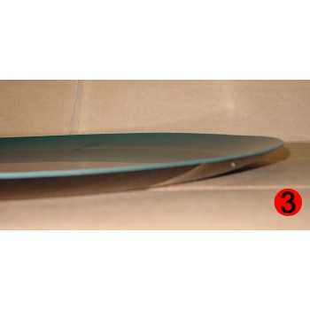 Disque de protection en abs noir pour couvre roue diamètre 66 cm