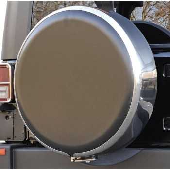 Disque de protection en abs noir pour couvre roue diamètre 66 cm