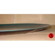 Disque de protection en ABS noir pour couvre roue diam: 81cm