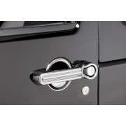Kit de protection de poignée de porte chromée pour Jeep Wrangler JK 07-18 2 portes
