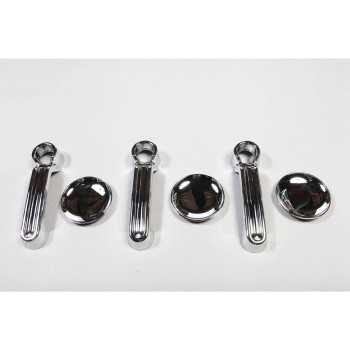 Kit de protection de poignée de porte chromée pour Jeep Wrangler JK 07-18 2 portes