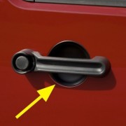 Protection d'intérieur de poignée de porte Jeep Wrangler JK 2007-2018 4 portes