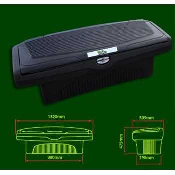 COFFRE POUR BENNE 140 L DE PICK-UP L 1320 mm x l 505 mm x H 475 mm