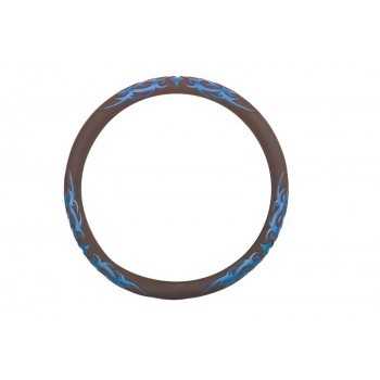 COUVRE VOLANT FLAMME BLEUE