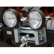 Guide câble a rouleaux avec support de phare