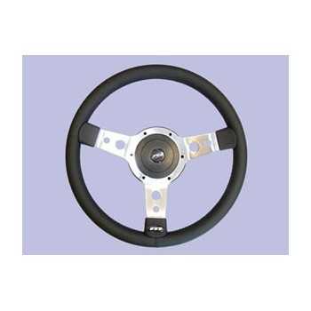 Volant cuir noir diamètre 38 cm Spécial Land Rover 1983-2015