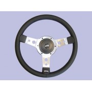 Volant cuir noir diamètre 36 cm Spécial LAND ROVER