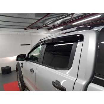 Deflecteur de porte avant et arriere Ford Ranger 2012+