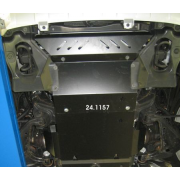 Blindage moteur acier Toyota Hilux Vigo 2.5D-4D, 3.0TD 11-2005-2015