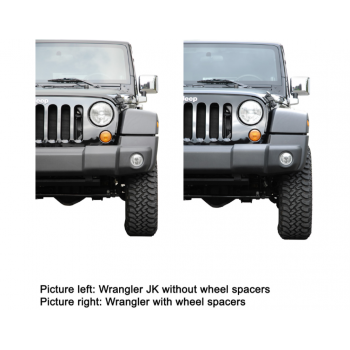 Elargisseur de voie aluminium Jeep Wrangler YJ 1986-1995