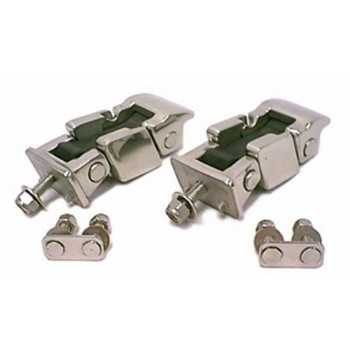 Attache capot inox Jeep Wrangler TJ 1997 à 2006