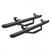 Marche pieds noir ovales Jeep Wrangler JL 2 portes 2007-2018