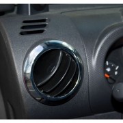 GARNITURE CHROME D'AERATION JEEP WRANGLER 07-10