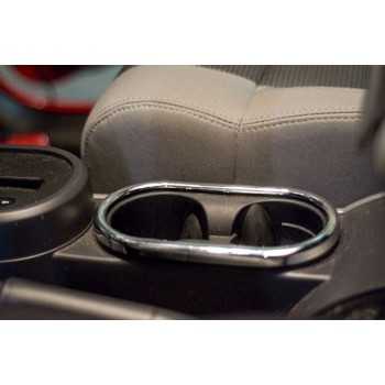 Garniture de repose gobelet chrome Jeep Wrangler JK 2007-2010