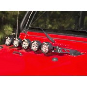 Support de phare sur capot Jeep Wrangler JK 2007-2018