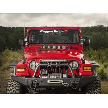 Support de phare sur capot Jeep Wrangler JK 2007-2018