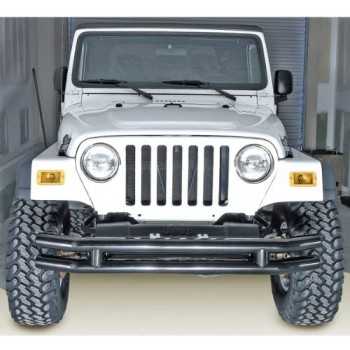 Pare chocs avant noir Jeep Wrangler 1976-2006