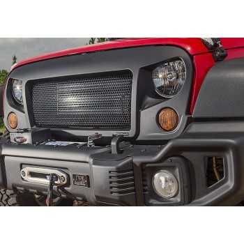 Grille de calandre SPARTAN noir mat Jeep Wrangler JK 2007-2018