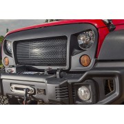 Grille de calandre SPARTAN noir mat Jeep Wrangler JK 2007-2018