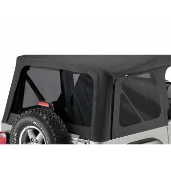 Fenêtres teintées Bestop® noir brillant  Jeep Wrangler TJ 1996-2002