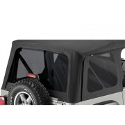 Fenêtres teintées Bestop® noir brillant  Jeep Wrangler TJ 1996-2002