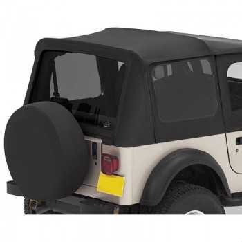 Fenêtres teintées Bestop® noir brillant  Jeep Wrangler TJ 1996-2002