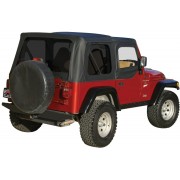 Capotage de remplacement noir Jeep Wrangler TJ 1997-2006
