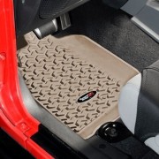 TAPIS DE PIED AVANT JEEP WRANGLER JK 2007-2016 BEIGE 2 ET 4 portes ...