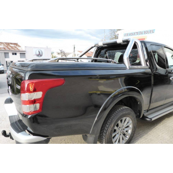 Couvre benne Mitsubishi L200 Club Cab 2016+ 2 portes (avec découpe pour arceau)