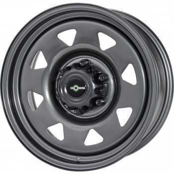Jante acier 8 branches gun metal 7X16 Toyota série 4-6-7-8-9-Runner-Hilux 84-2005