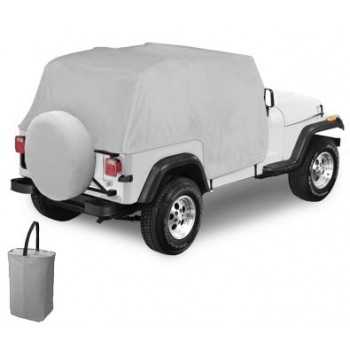 Couvre cabine Bestop® grise Jeep Wrangler YJ 1992-1995