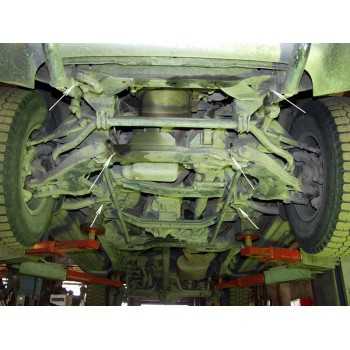 Blindage moteur acier Nissan Terrano II 1993-2007
