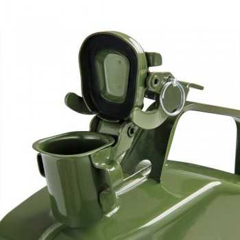 Jerrican type armée 5 litres dim. 27,5 x 25 x 11 cm