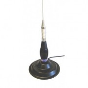 ANTENNE MAGNETIQUE AVEC BRIN FULL INOX SUR RESSORT 145 mm et 3.80 m...