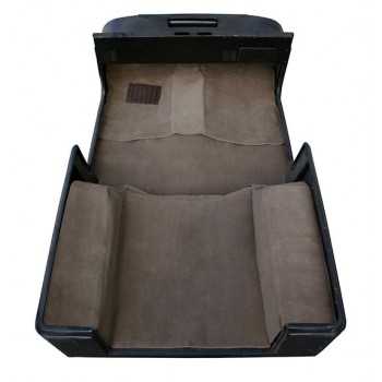 Tapis moquette de luxe noir Jeep Wrangler YJ 1987-1995