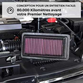 Filtre a air K&N Jeep Wrangler JL 2018-2021 2L et 3,6L