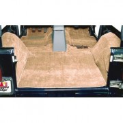 Tapis moquette de luxe brun Jeep Wrangler YJ 87-95