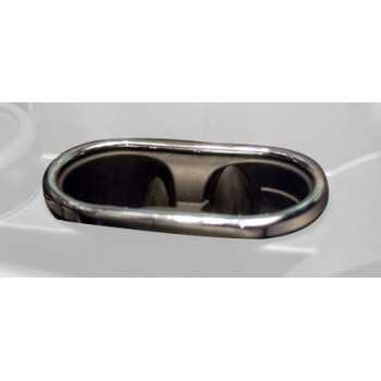 Garniture de repose gobelet chrome Jeep Wrangler JK 2007-2010