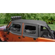 Bikini island toppers noir Jeep Wrangler JK 2010-2018 4 portes