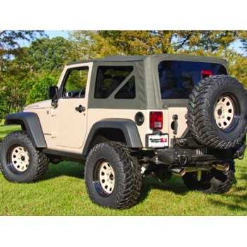 Capotage de remplacement kaki Jeep Wrangler JK 2007-2009 4 portes