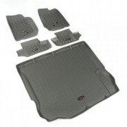 Jeu de tapis gris avant et arrière Jeep Wrangler JK 2007-2010 2 portes