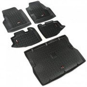 Jeu de tapis noir avant et arriere Jeep Wrangler TJ 1997-2006