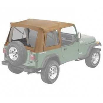 Capotage Bestop® de remplacement marron Wrangler YJ-CJ 1976 à 1995