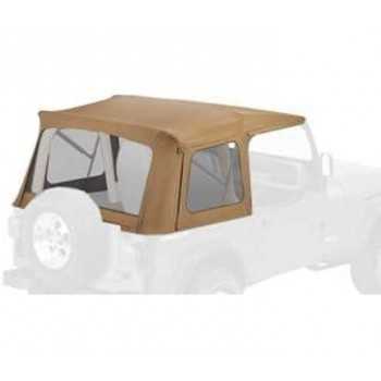 Capotage Bestop® de remplacement marron Wrangler YJ-CJ 1976 à 1995