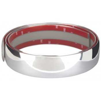 BAGUETTE AUTOCOLLANTE CHROME 1,5 Metre X 50 mmX 6 mm