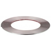 Baguette autocollante chrome 10 M X 3,5 mm X 2 mm