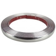 BAGUETTE AUTOCOLLANTE CHROME 5 M X 21 mm X 3 mm