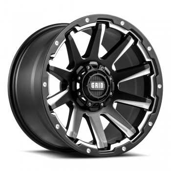 Jante Grid Off-Road GD05 noir mat 9X17 6 trous 139,7 ET18