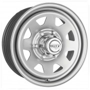 Jante acier 8 branches blanche 7X15 Jeep Cherokee -Wrangler