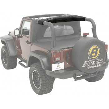 Barre de son noire Jeep Wrangler JK 2007-2018